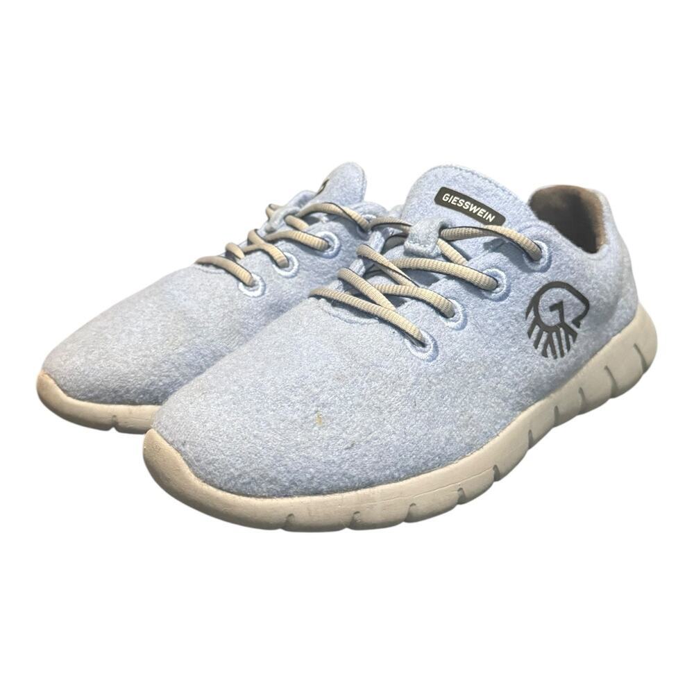 Giesswein Blue Merino Wool Runners Casual Sneakers Women’s Size 7 Casual Comfort